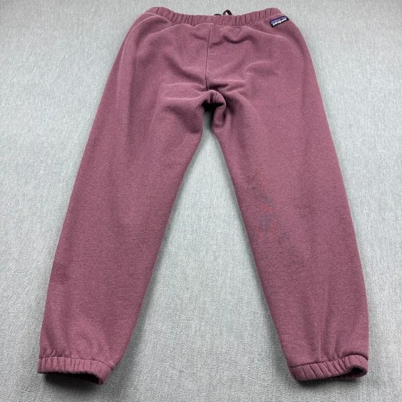 Patagonia Pants Womens Medium Red Fitz Roy Icon Uprisal Sweatpants Fleece 26067 - Picture 16 of 16